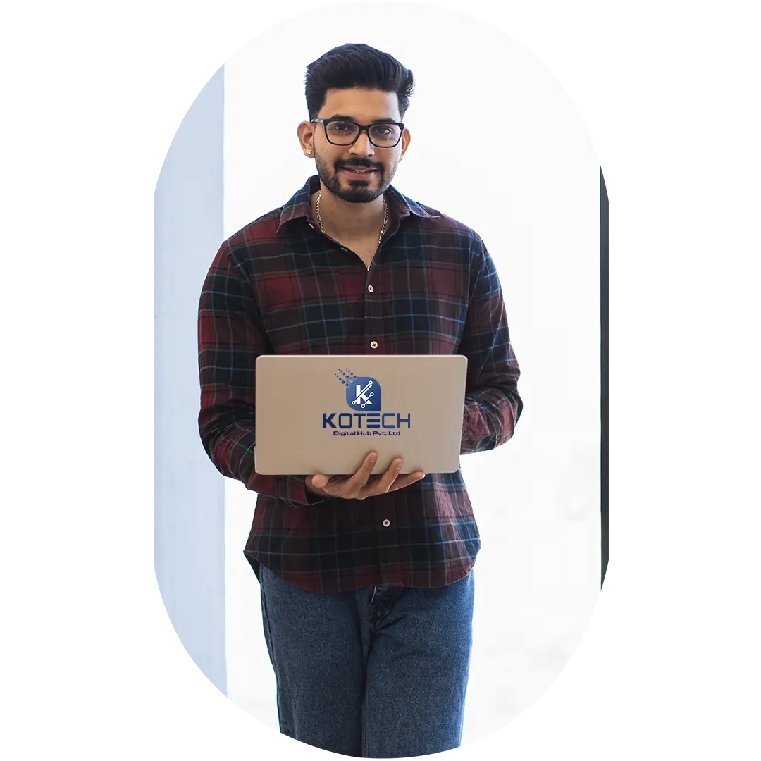 Team collaborating on a digital marketing project